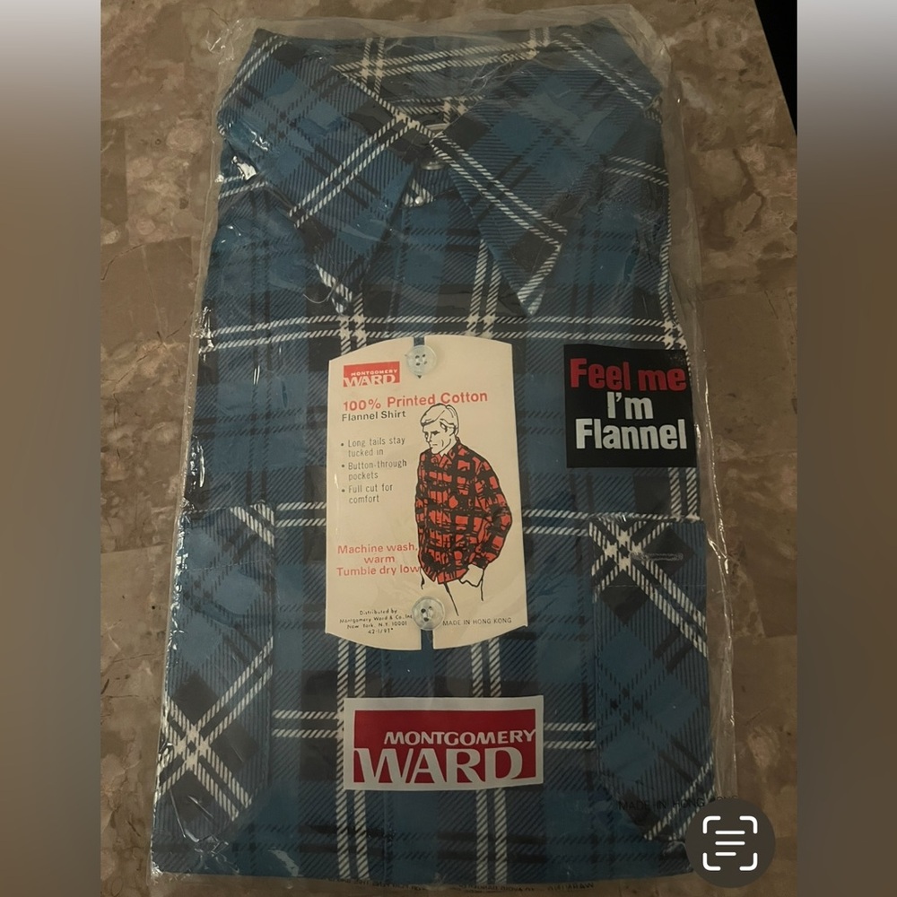 Vintage flannel long sleeve shirt